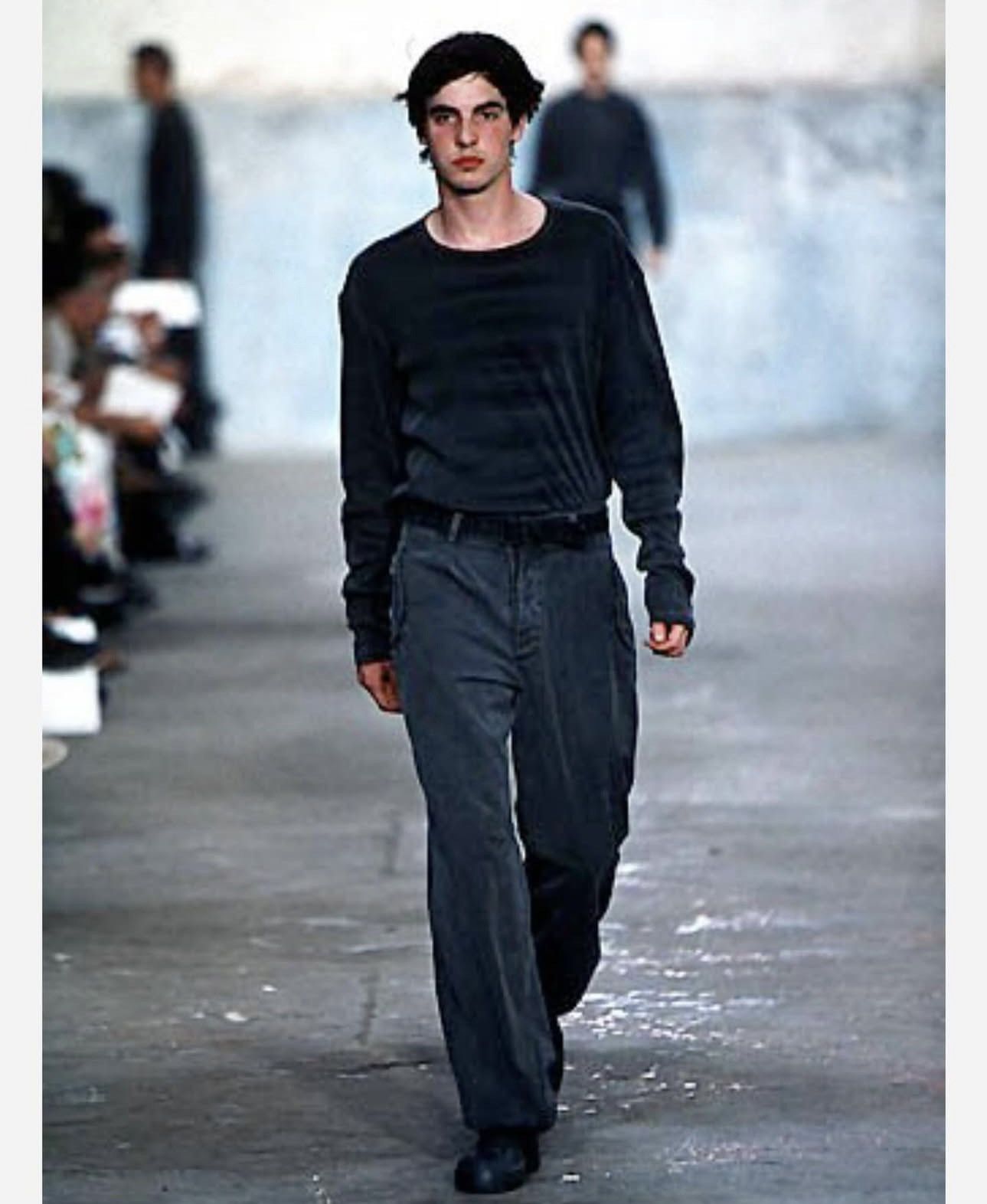 Issey Miyake SS2000 ISSEY MIYAKE MEN GRADIENT RIBBED LONG SLEEVE TOP Size US L / EU 52-54 / 3 - 2 Thumbnail
