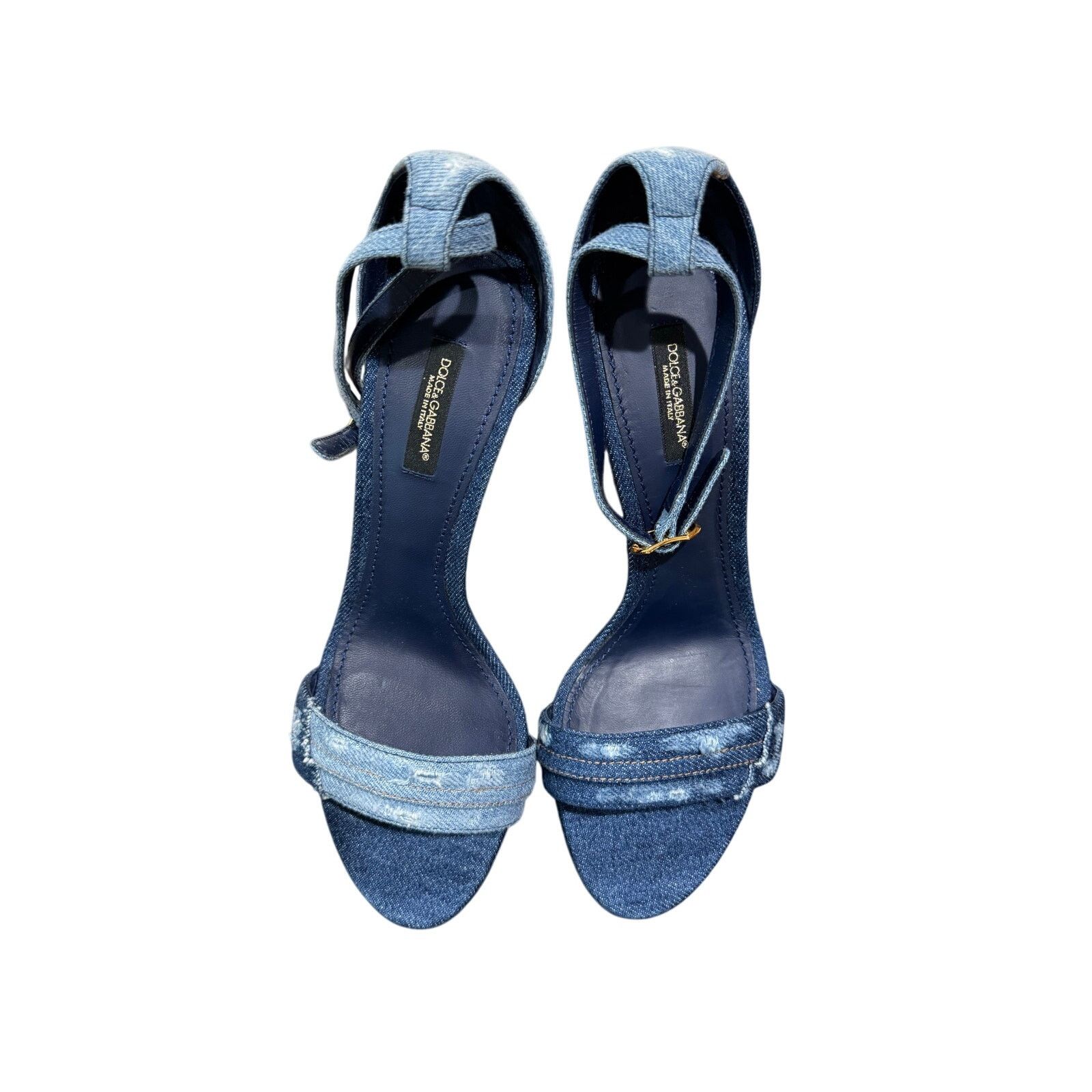Dolce & Gabbana Dolce&Gabbana 105mm DG Heel Patchwork Sandals sz. 39 EU Size US 9 / IT 39 - 9 Thumbnail