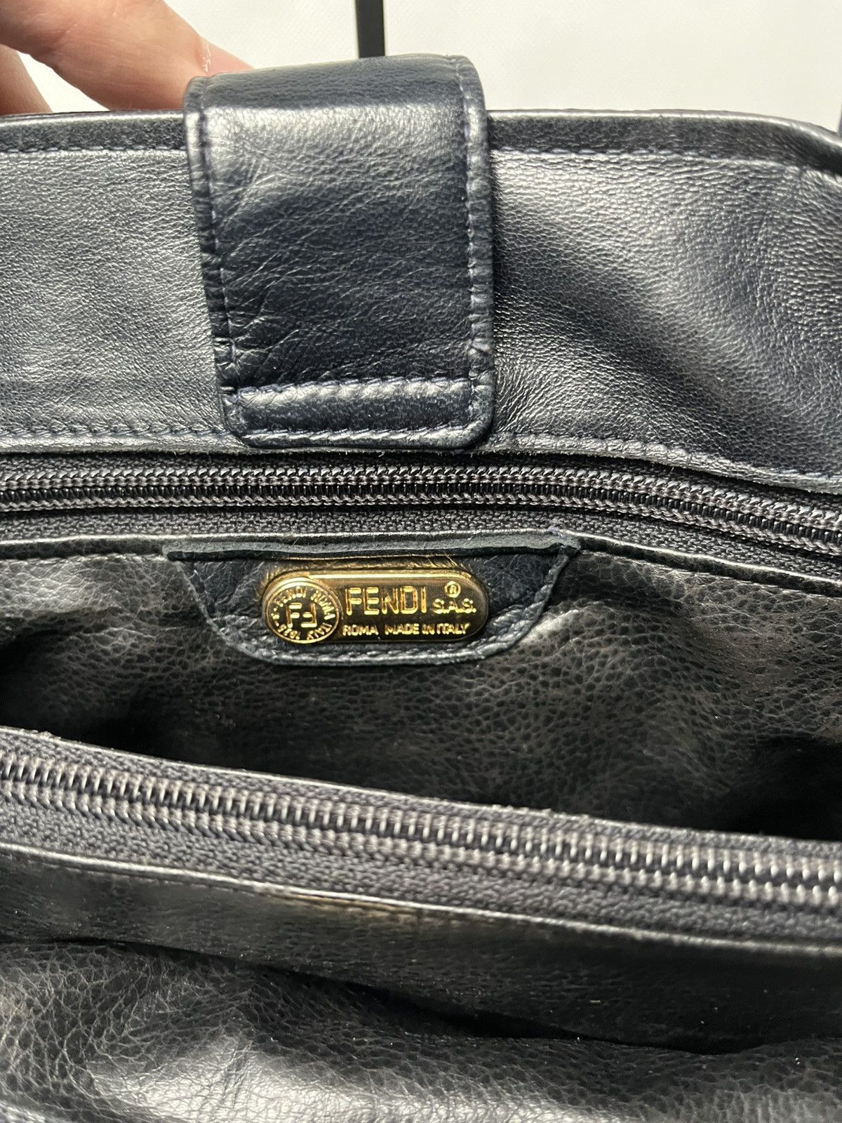 Fendi Fendi Vintage Mini Pasta handbag black leather Size ONE SIZE - 11 Thumbnail