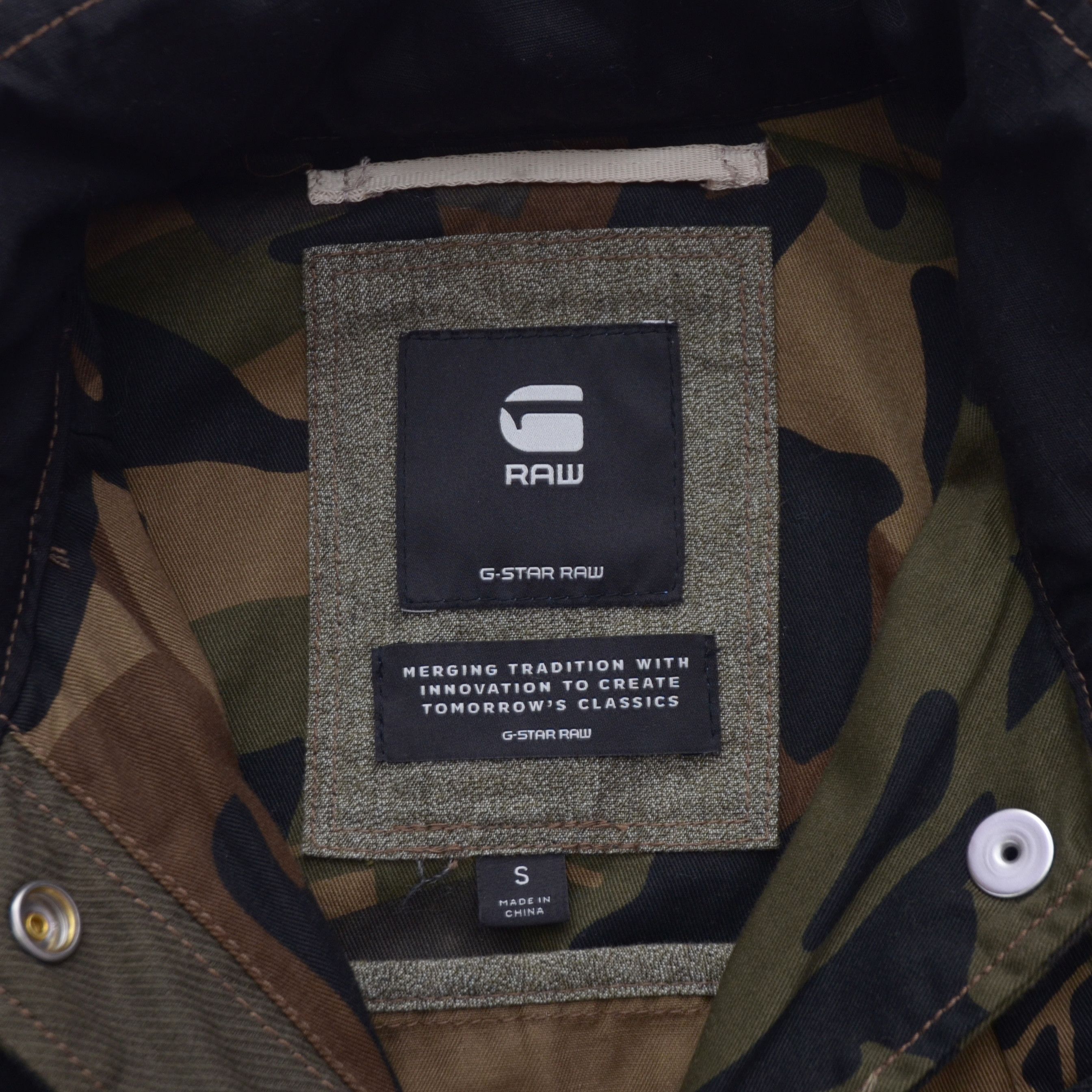 G-Star G-Star Raw Chisel Belted Field Jacket Camo Coat Militari Y2K Size S / US 4 / IT 40 - 9 Thumbnail