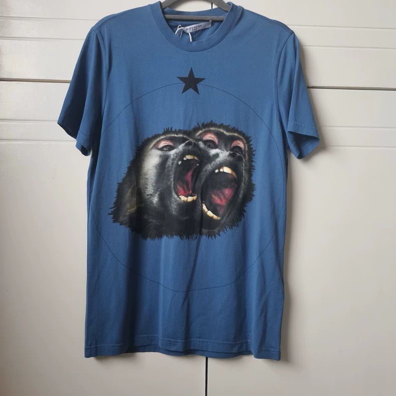 Givenchy Givenchy Classic short-sleeved T-shirt with a double monke Size US XS / EU 42 / 0 - 1 Thumbnail