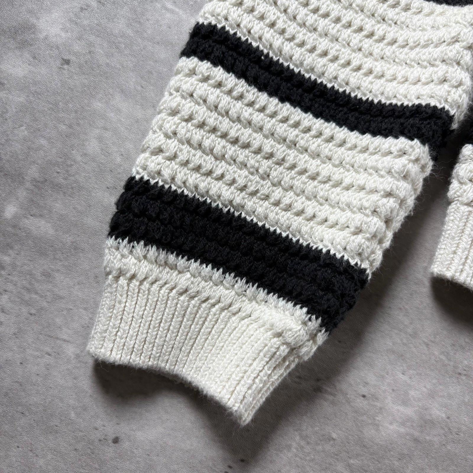 Other Universal Thread Black & White Striped Cardigan Size M / US 6-8 / IT 42-44 - 5 Thumbnail