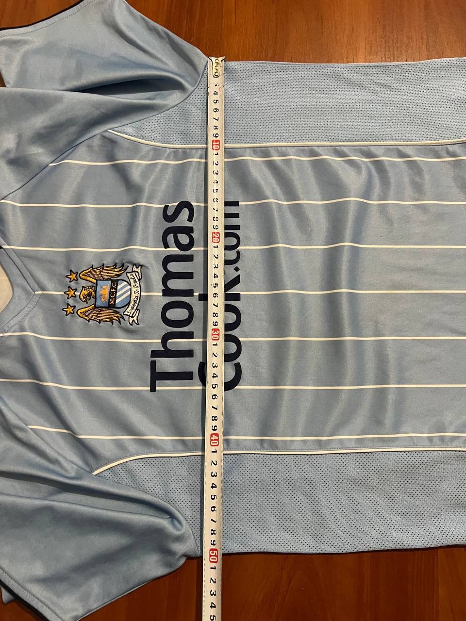 Le Coq Sportif 2007/08 MANCHESTER CITY HOME SOCCER JERSEY FOOTBALL SHIRT L Size US L / EU 52-54 / 3 - 23 Thumbnail