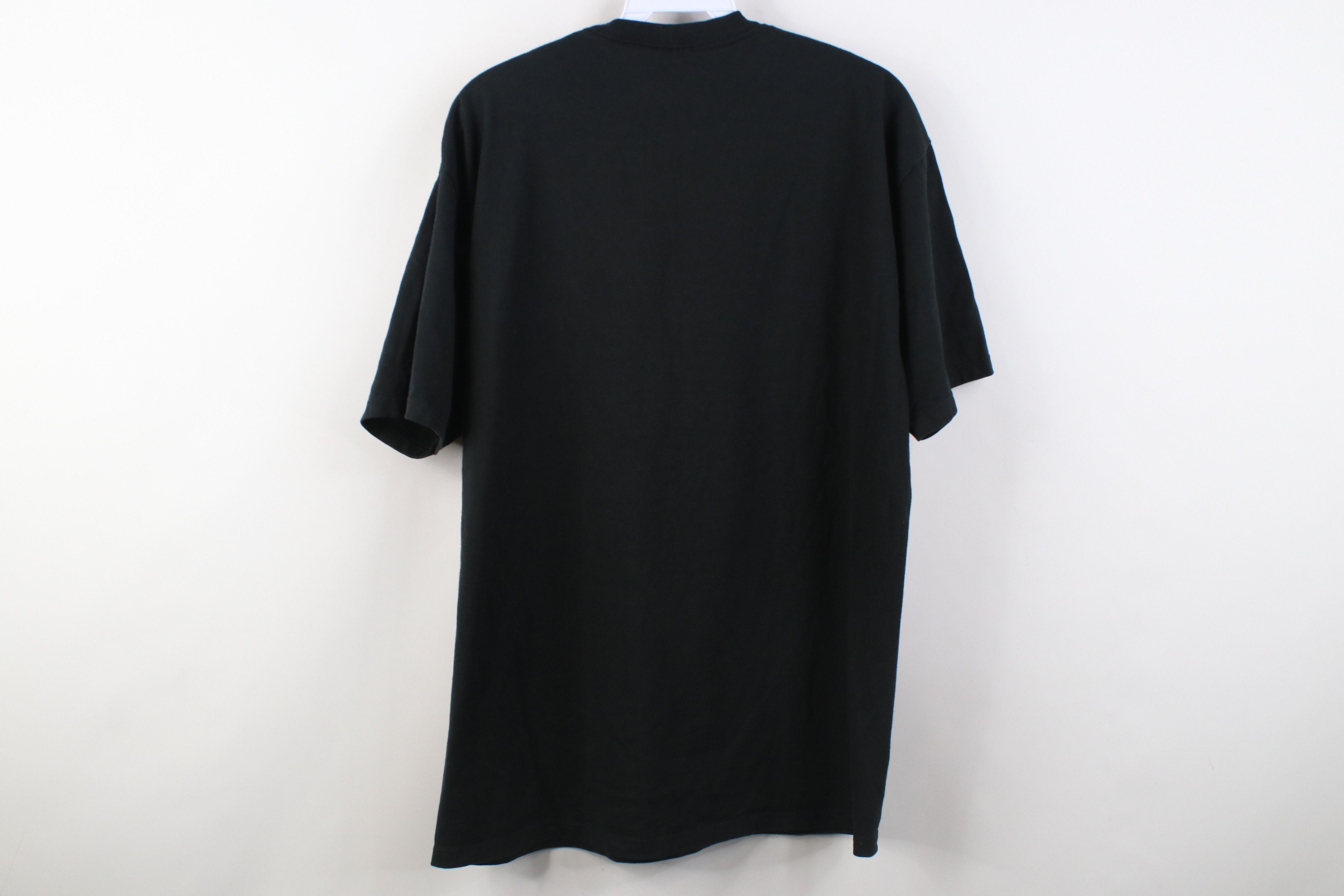 Vintage Vintage 90s Streetwear Blank Short Sleeve T-Shirt Black USA Size M / US 6-8 / IT 42-44 - 11 Thumbnail