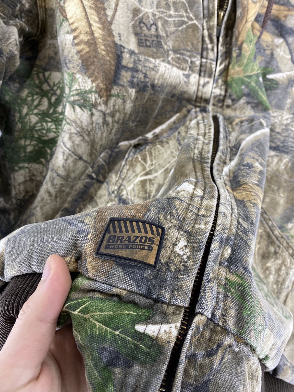 Other Vintage Detroit Jacket Real Tree Mossy Oak Denim Jacket Size US M / EU 48-50 / 2 - 5 Thumbnail