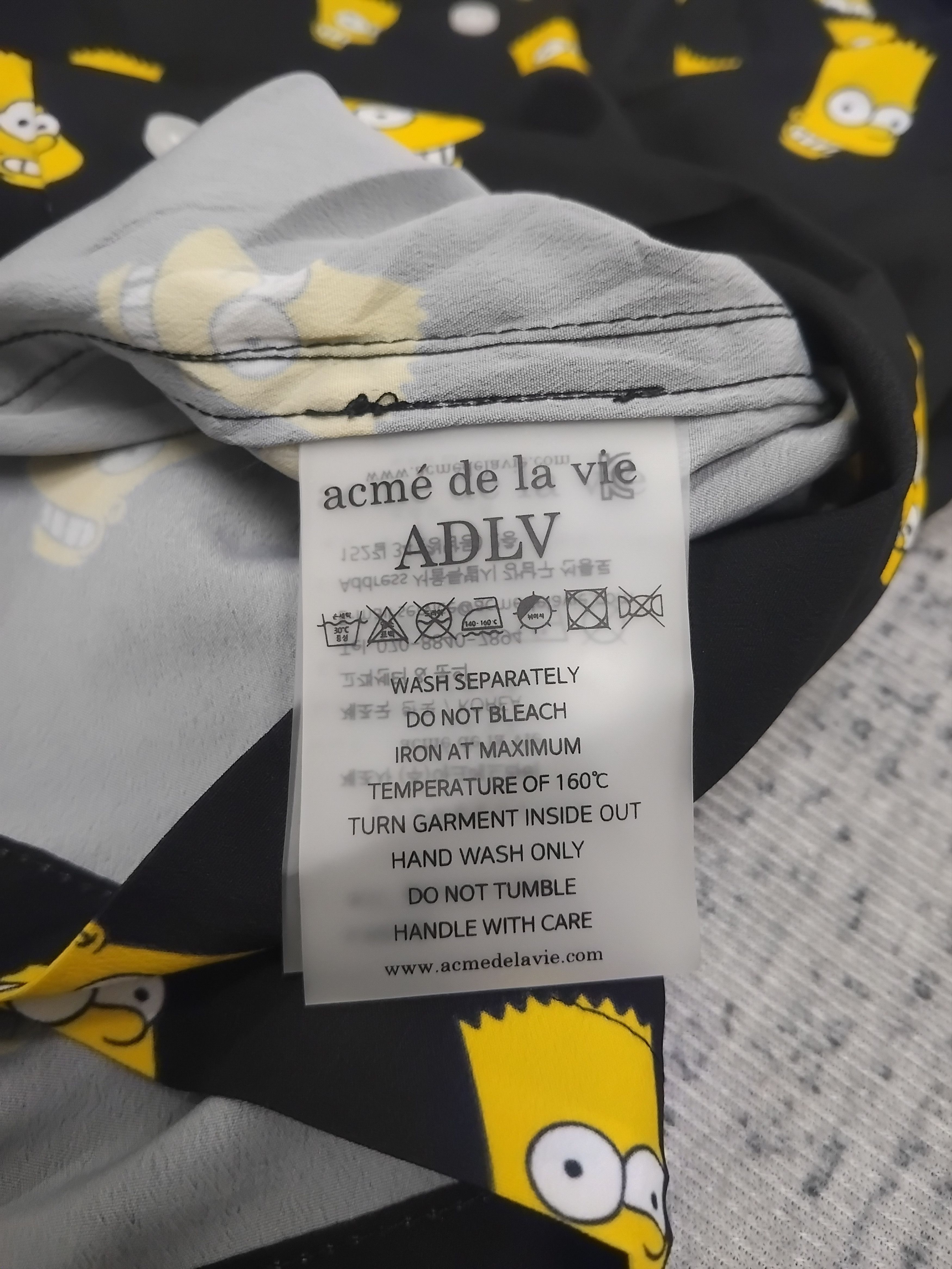 Acme Clothing × The Simpsons Acme de la vie ADLV x the Simpsons button up shirt Size US M / EU 48-50 / 2 - 4 Thumbnail