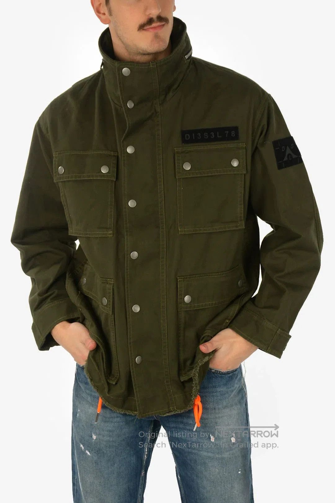 Diesel Diesel M65 Military Green Jacket. Size US L / EU 52-54 / 3 - 2 Thumbnail
