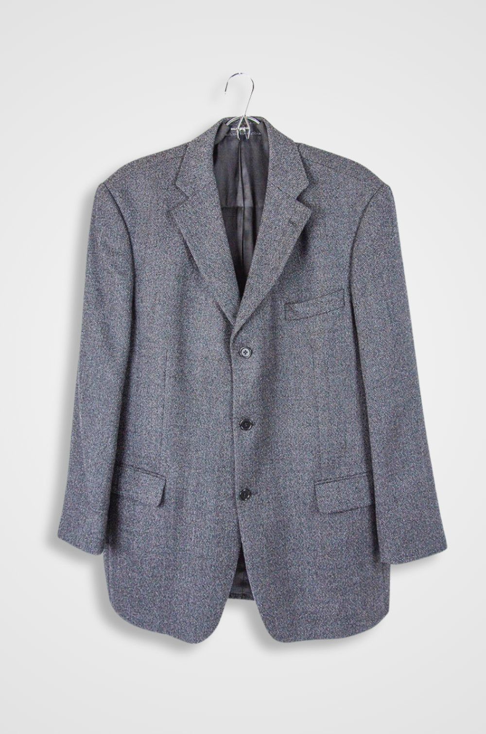 Balmain Balmain Paris Wool Blazer Grey - Size 42 Regular Size 42R - 1 Thumbnail