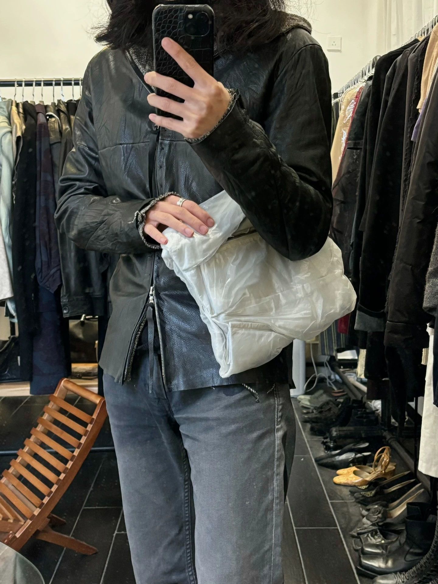 Maison Margiela Maison Margiela S/S12 Rare 3M Plastic-Lambskin Clutch Size ONE SIZE - 2 Thumbnail