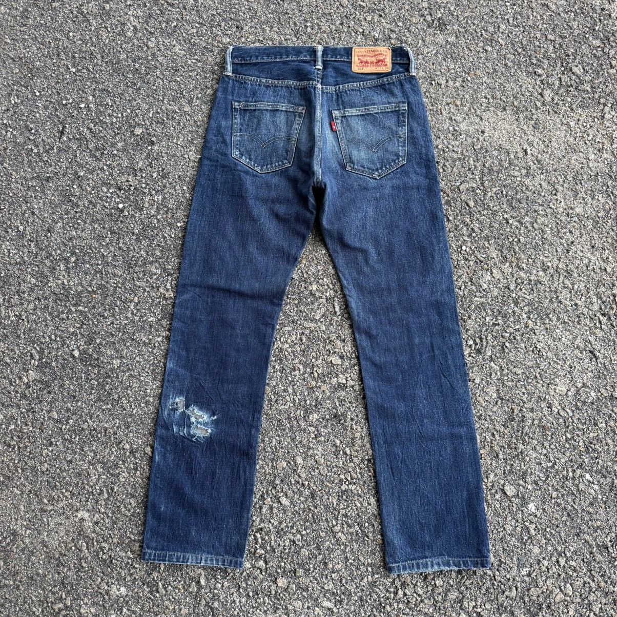 Levi's LEVI'S 501 BUTTON FLY RIPPEP JEAN DENIM PANTS Size US 30 / EU 46 - 10 Thumbnail