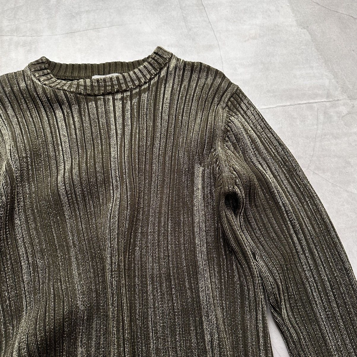 Hysteric Glamour × Undercover Japan Faded LGB Impala Vibe Knit Ribbed Sweater Size US XL / EU 56 / 4 - 8 Thumbnail
