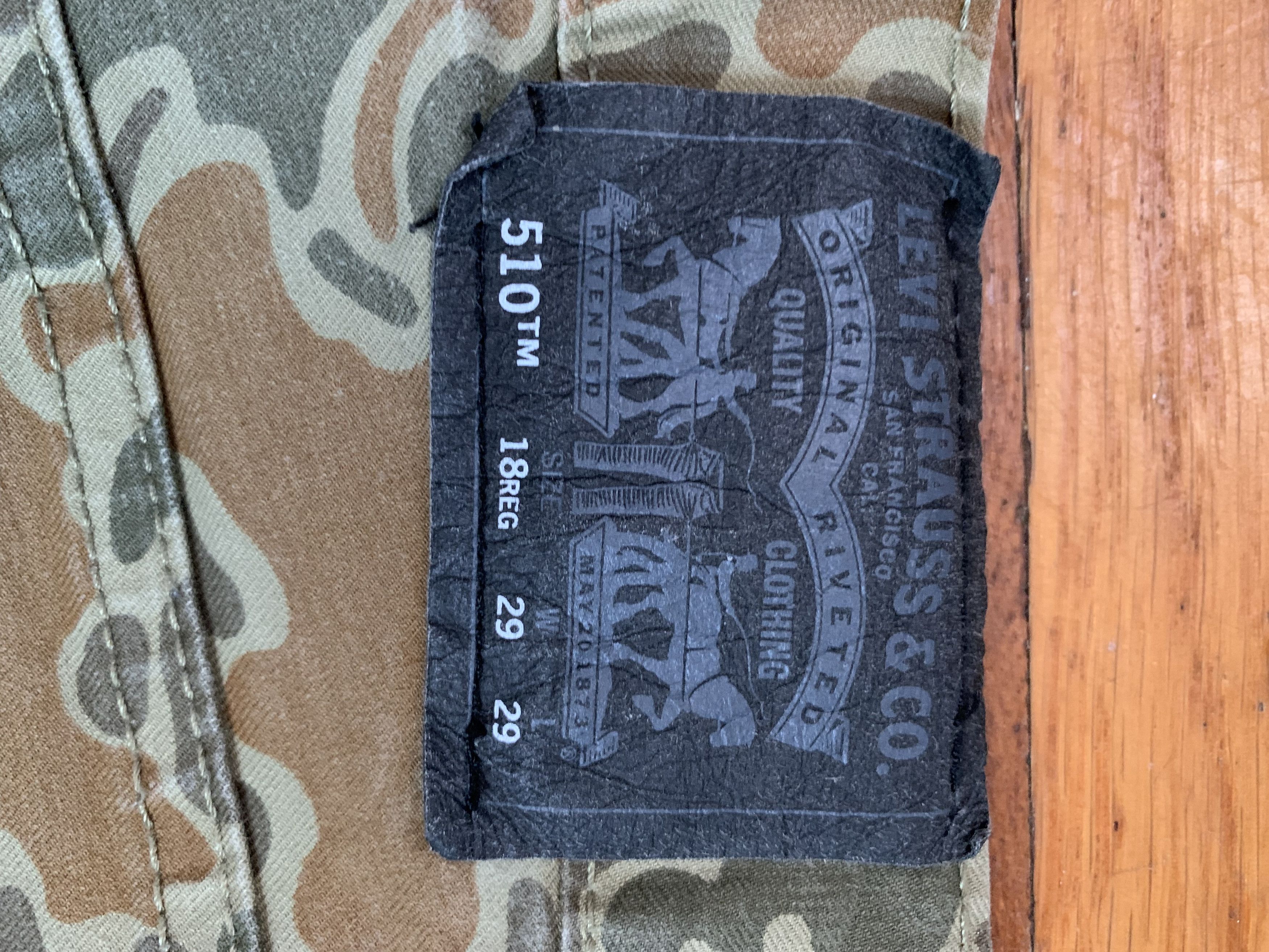 Levi's Levi’s 510 Skinny “Duck Camo” Size US 29 - 4 Thumbnail