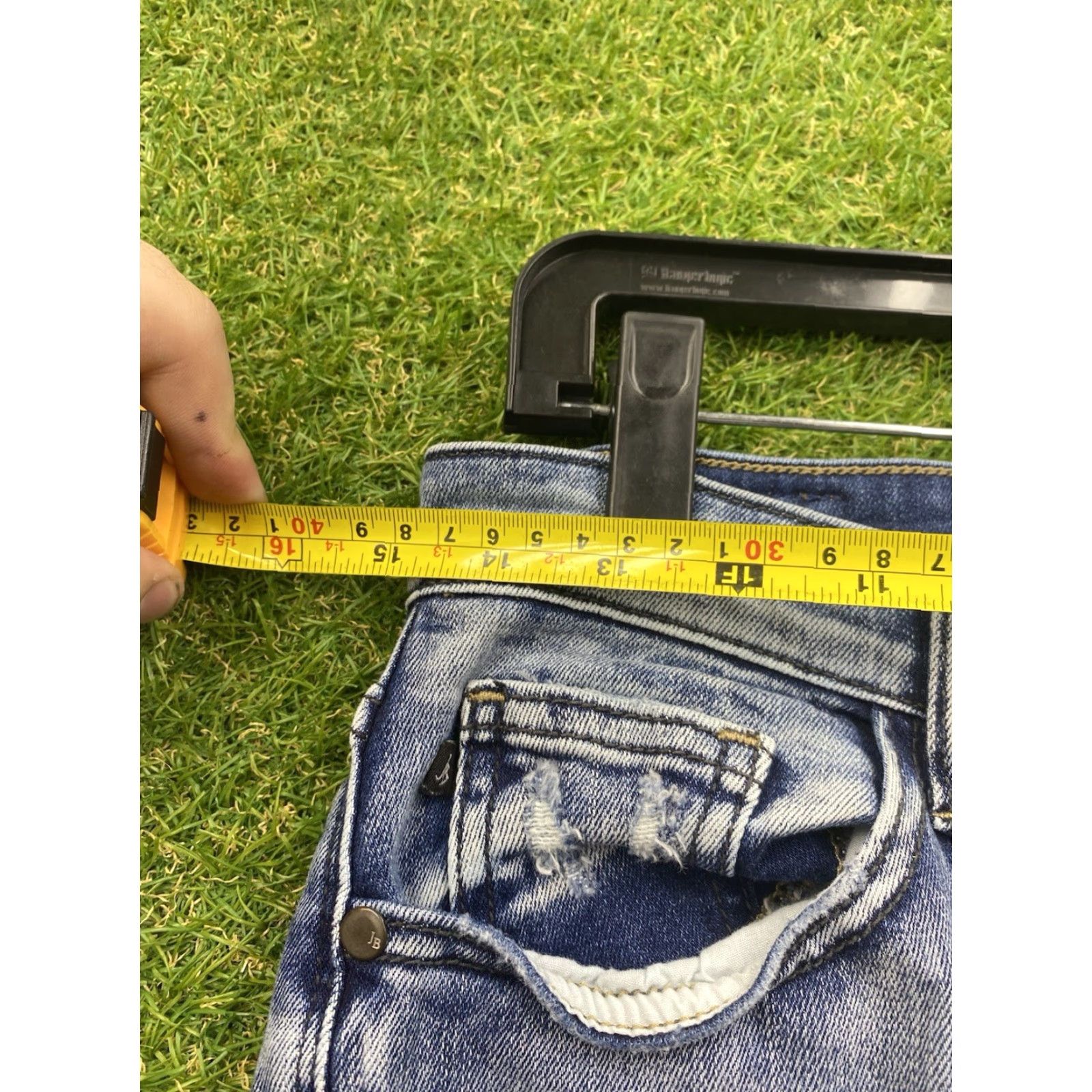 Vintage Judy Blue Jeans Womens 5/27 Boyfriend Fit Stretch Mid Rise Slim Button Fly Y2K Size 27" / US 4 / IT 40 - 6 Thumbnail