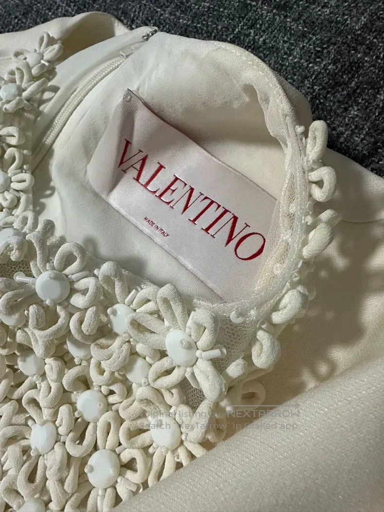 Valentino Valentino Silk wool blend dress Size L / US 10 / IT 46 - 5 Thumbnail