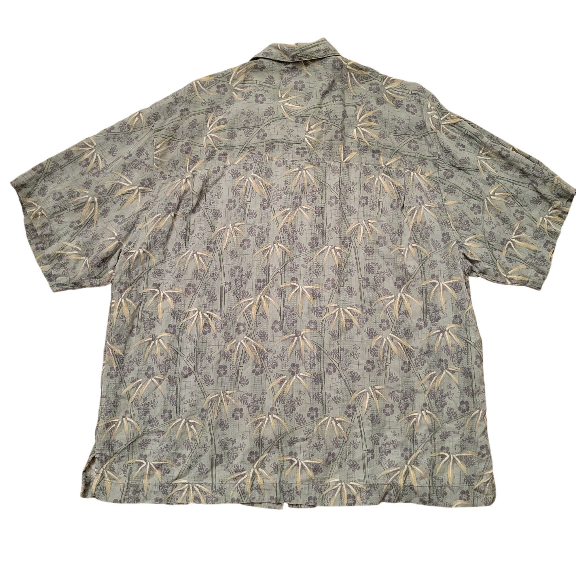 Other Bermuda Bay XL Hawaiian Button Up Shirt Silk Floral Bamboo P Size US XL / EU 56 / 4 - 2 Thumbnail