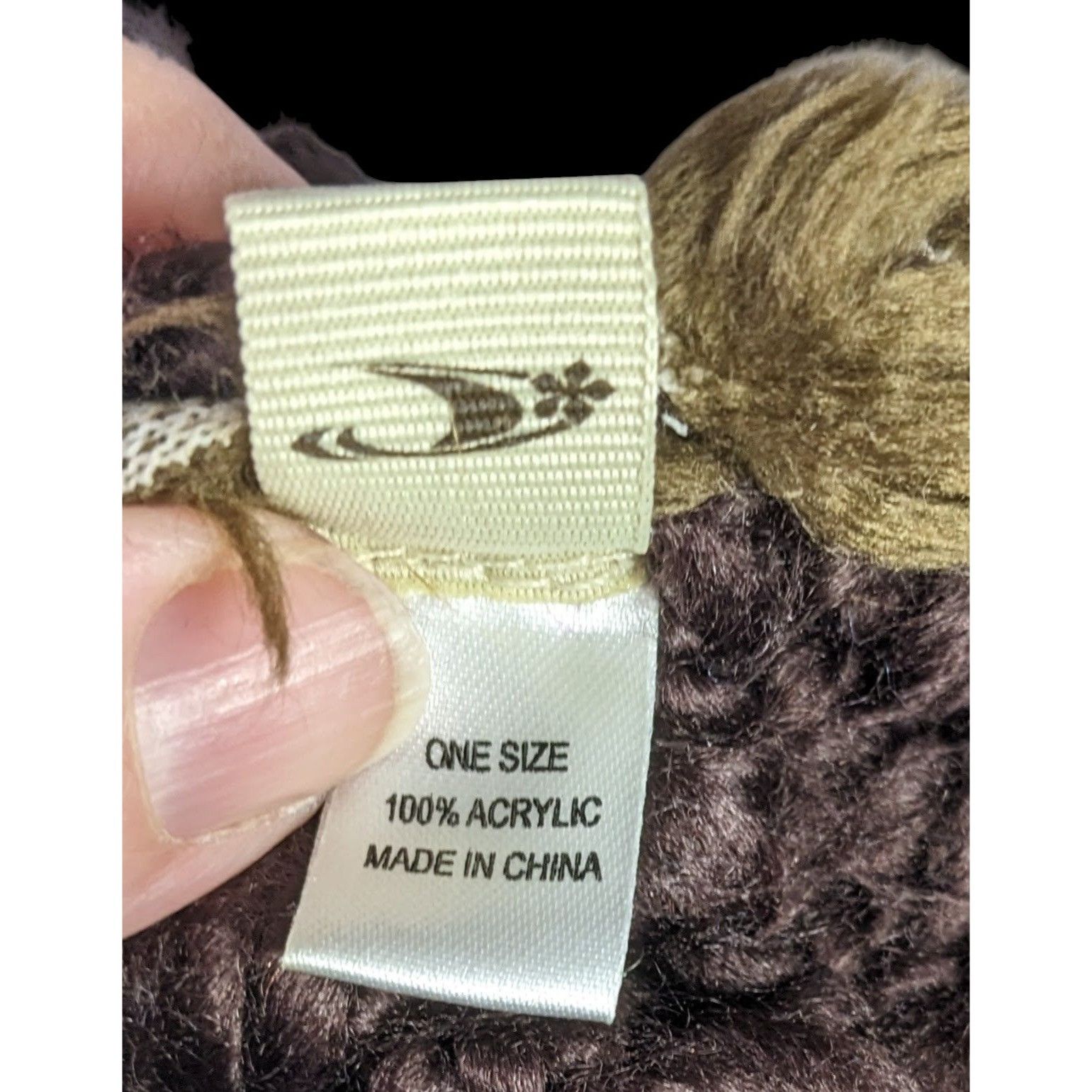 O'Neill Sporty O'Neill Brown Knit Scarf With Fringe & Faux Fur Trim Size ONE SIZE - 5 Thumbnail