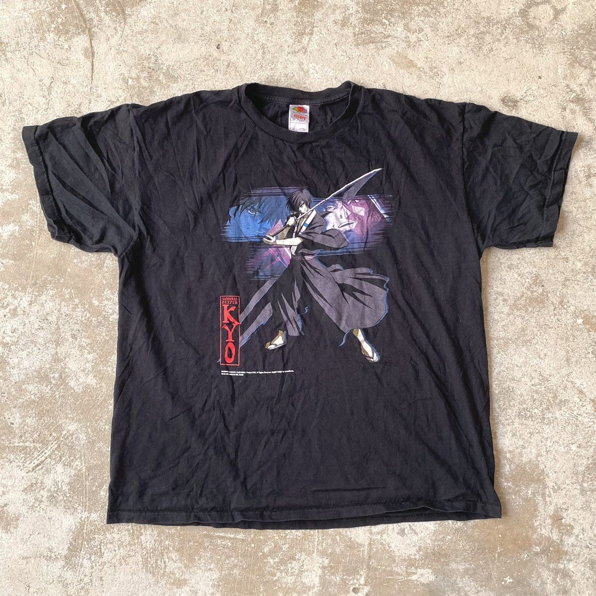 Samurai Deeper Kyo T-Shirt 1999 - Vintage Japanese Anime Tee