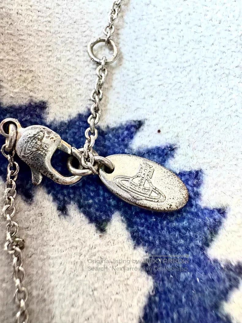 Vivienne Westwood Vivienne Westwood White Mother-of-Pearl Heart Necklace Size ONE SIZE - 7 Thumbnail