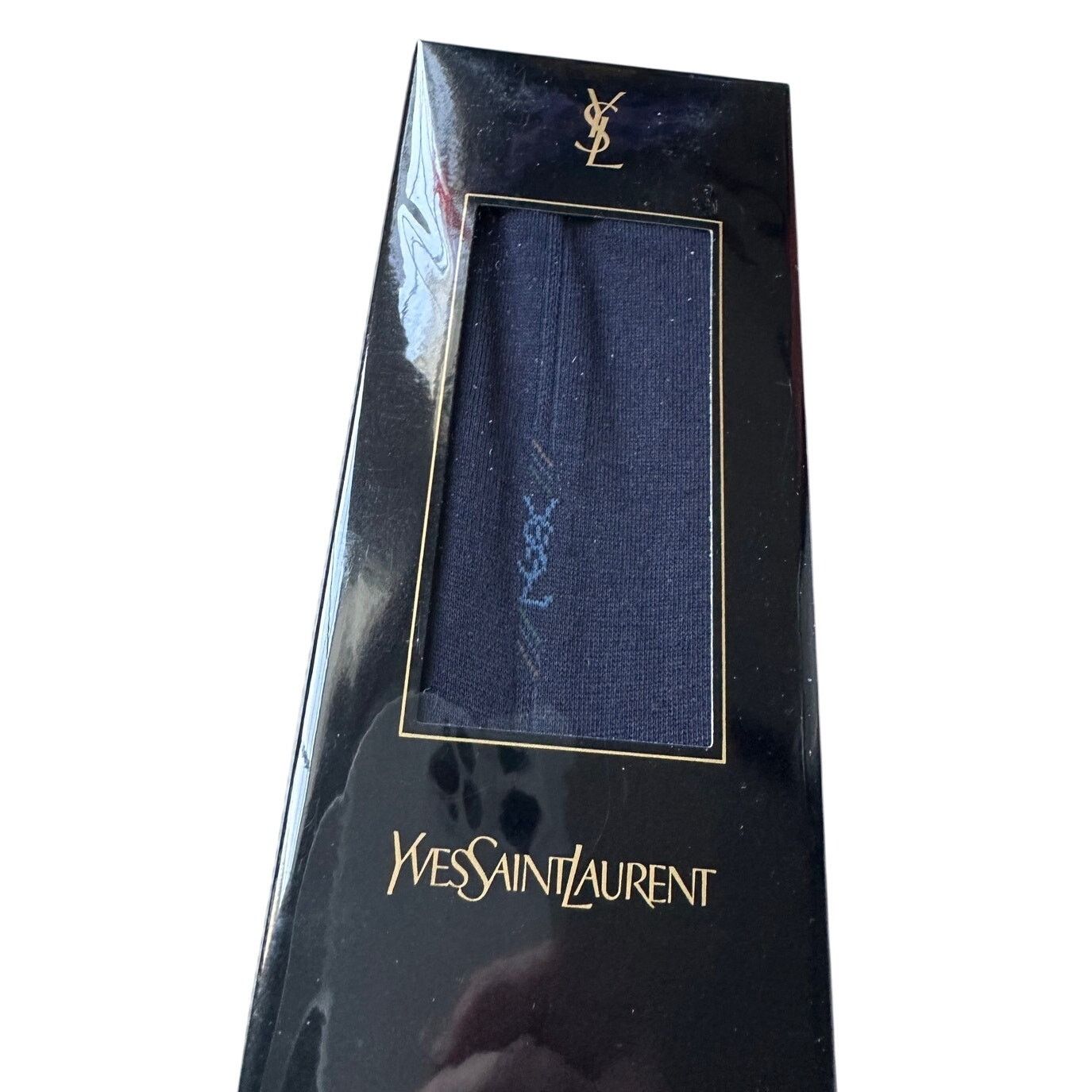 Yves Saint Laurent Yves Saint Laurent Mens Dress Socks - Blue Size ONE SIZE - 3 Thumbnail