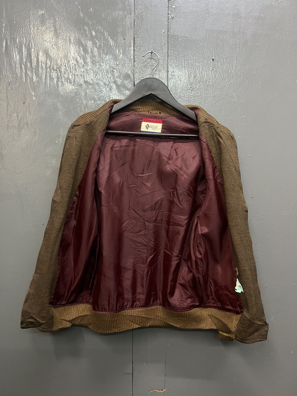 Vintage Vintage Norakuro Wool Varsity Jacket Size US S / EU 44-46 / 1 - 6 Thumbnail