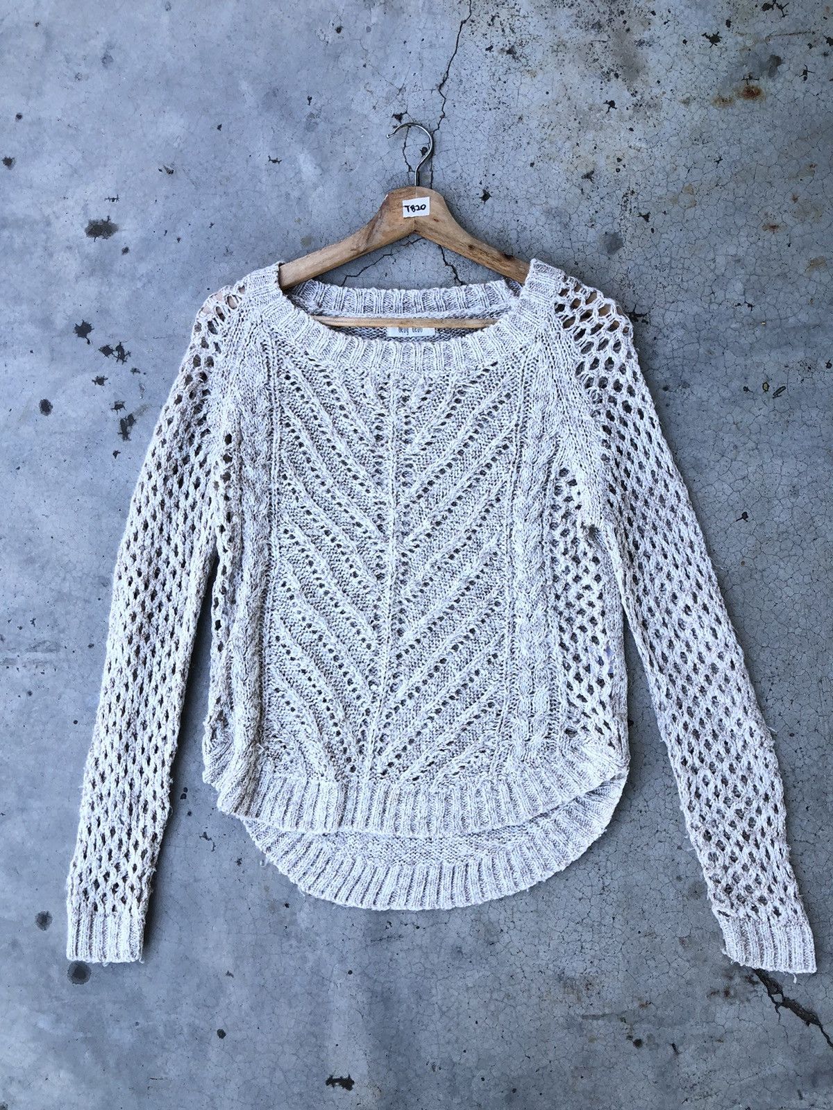 Japanese Brand Very Rare Knitting Jumper/Netting Pattern Size US XS / EU 42 / 0 - 1 Thumbnail