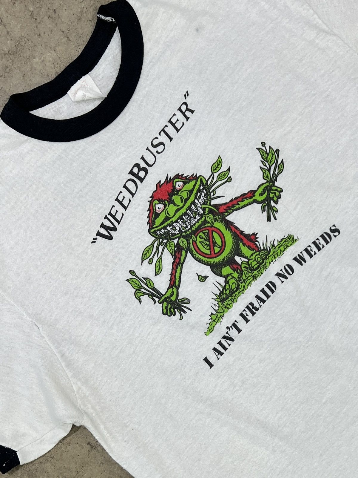 Vintage Vintage 80s Weedbuster Ain’t Fraid Ghostbusters Parody Tee Size US L / EU 52-54 / 3 - 1 Thumbnail