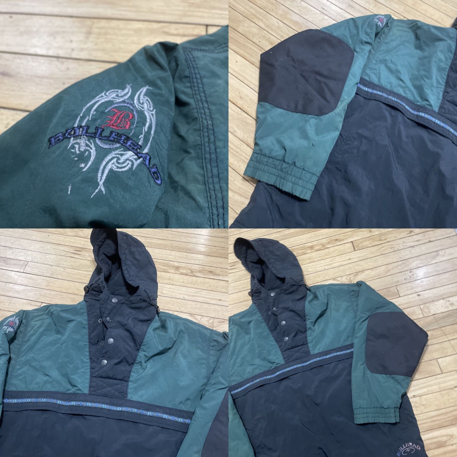 KangaROOS VINTAGE Bullhead Snow Puffer Jacket Men XL Green Aztec Kangaroo Hooded Size US XL / EU 56 / 4 - 10 Thumbnail