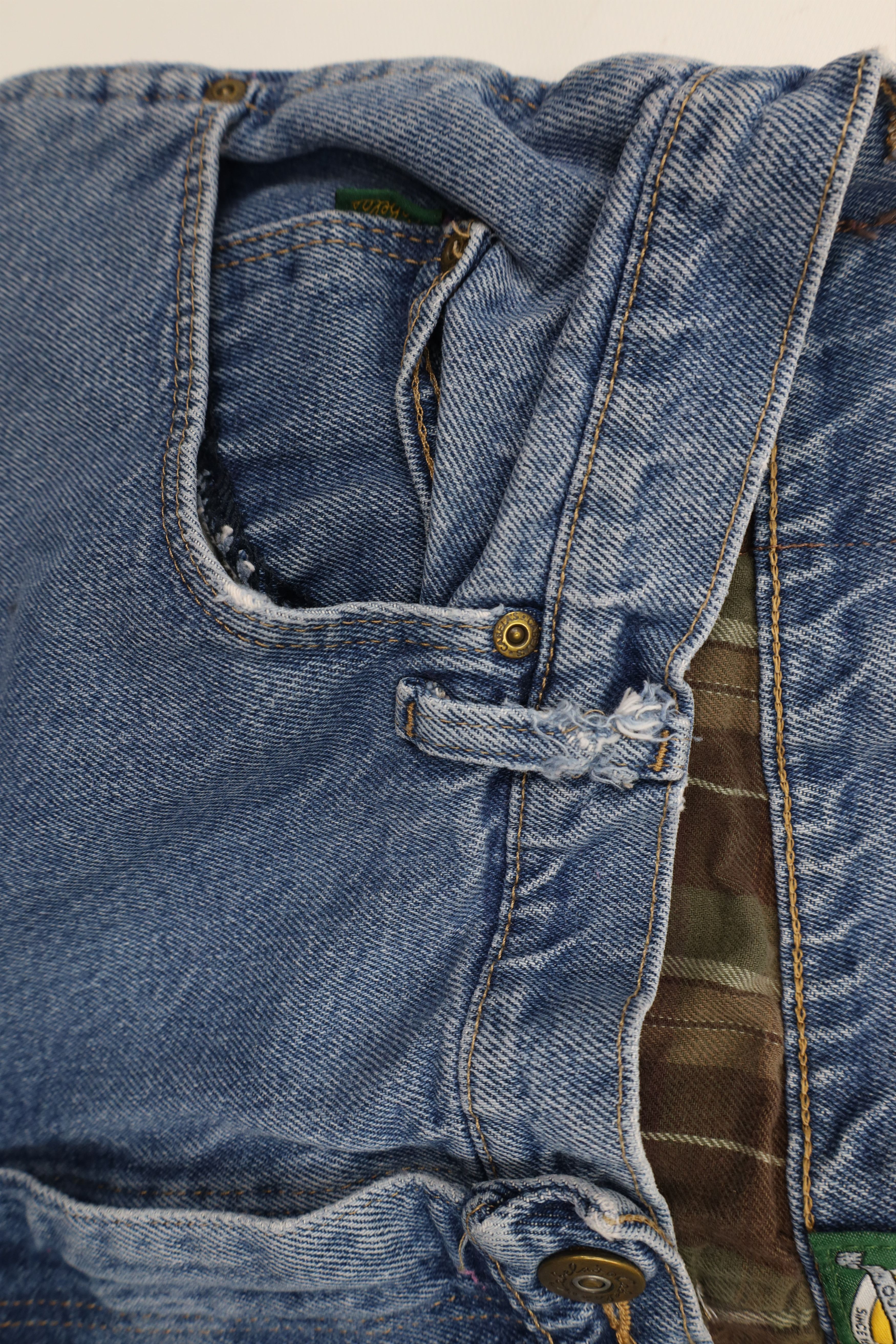 Cabelas Vintage Cabelas Flannel Lined Straight Leg Denim Jeans Size US 38 / EU 54 - 8 Thumbnail