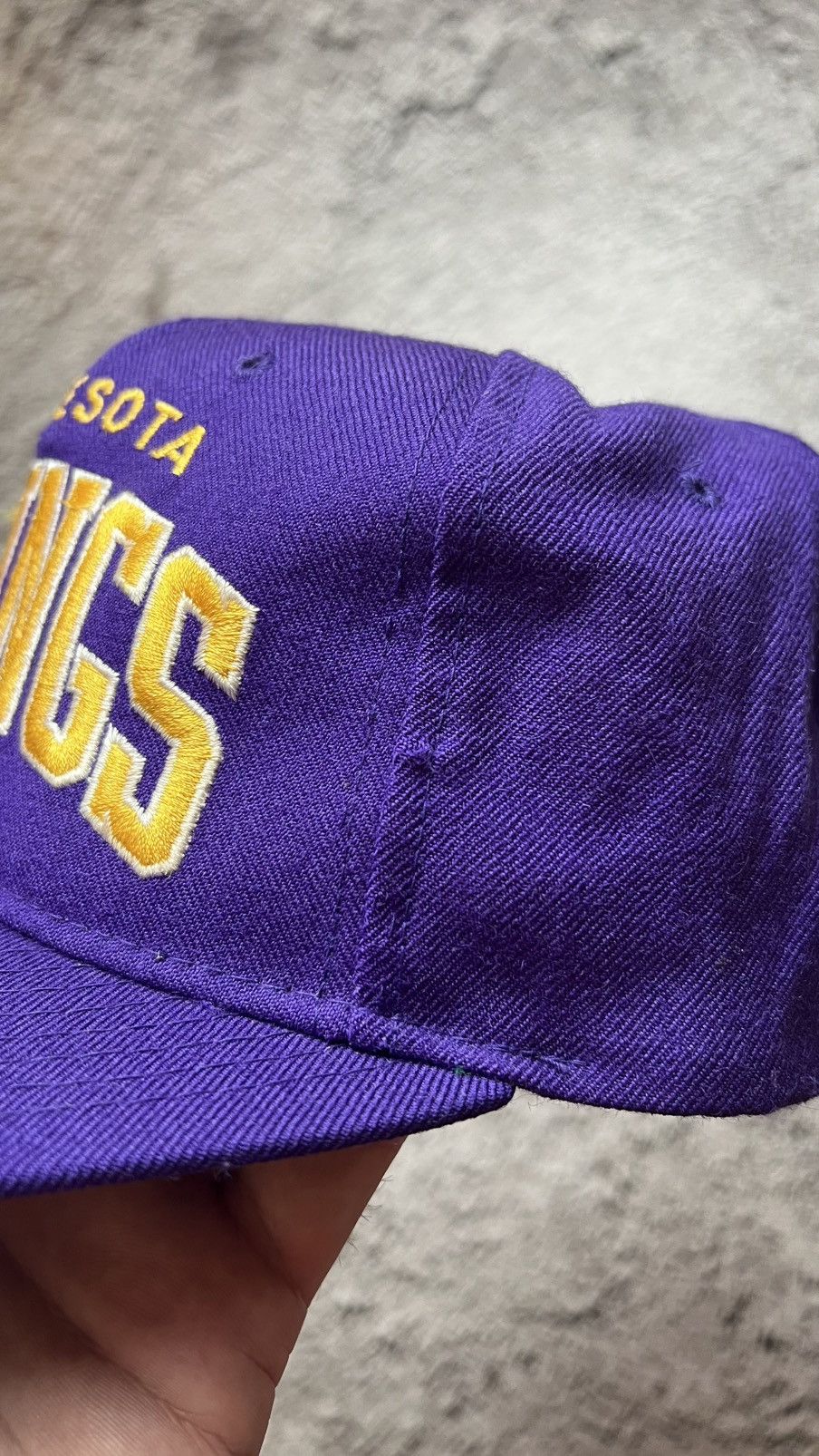 Starter VTG 90’s Minnesota Vikings NFL starter tri power hat Size ONE SIZE - 3 Thumbnail