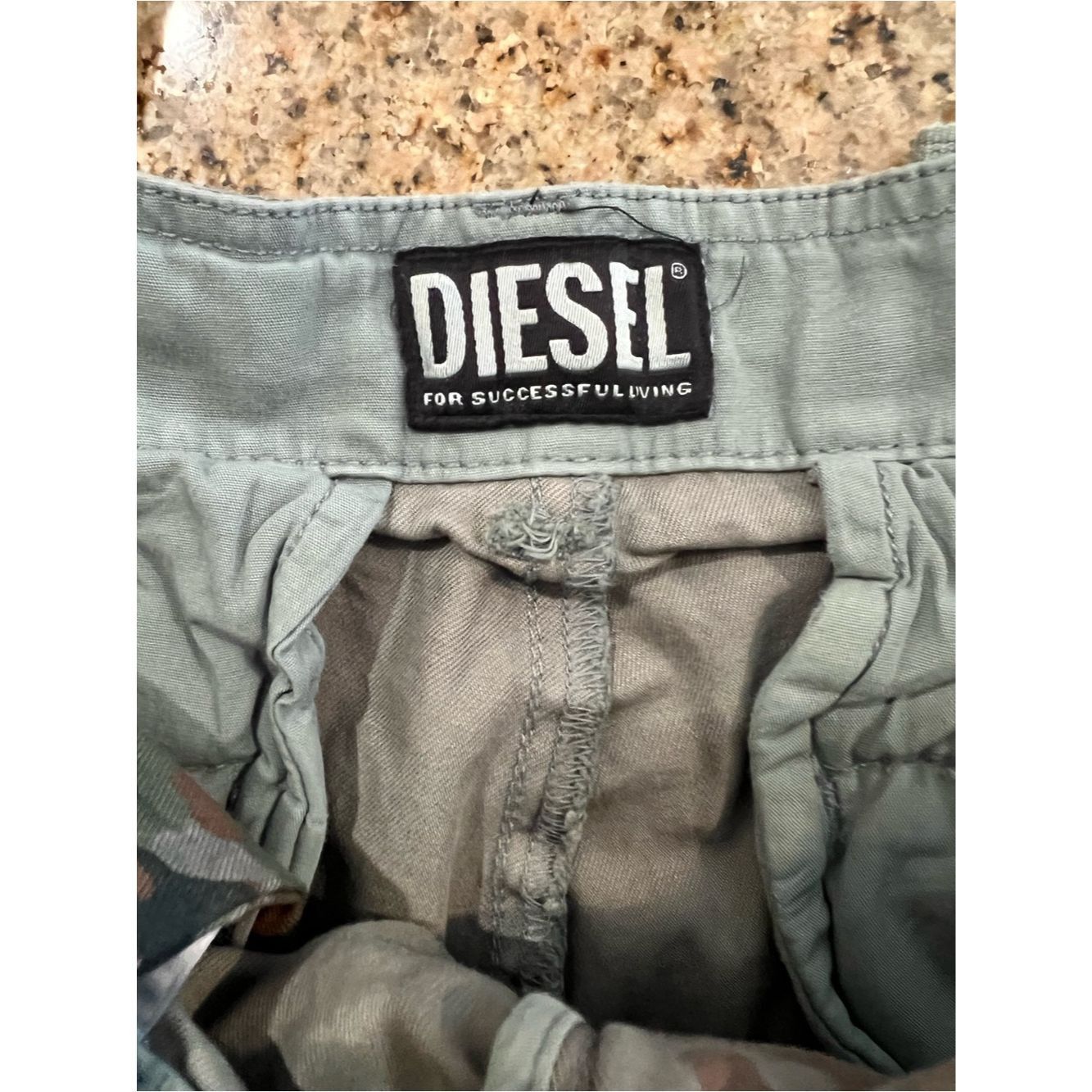 Diesel Diesel P-Atlan-Pat Camo Cargo Pants NWT Size 31 Utility Mil Size US 31 - 7 Thumbnail