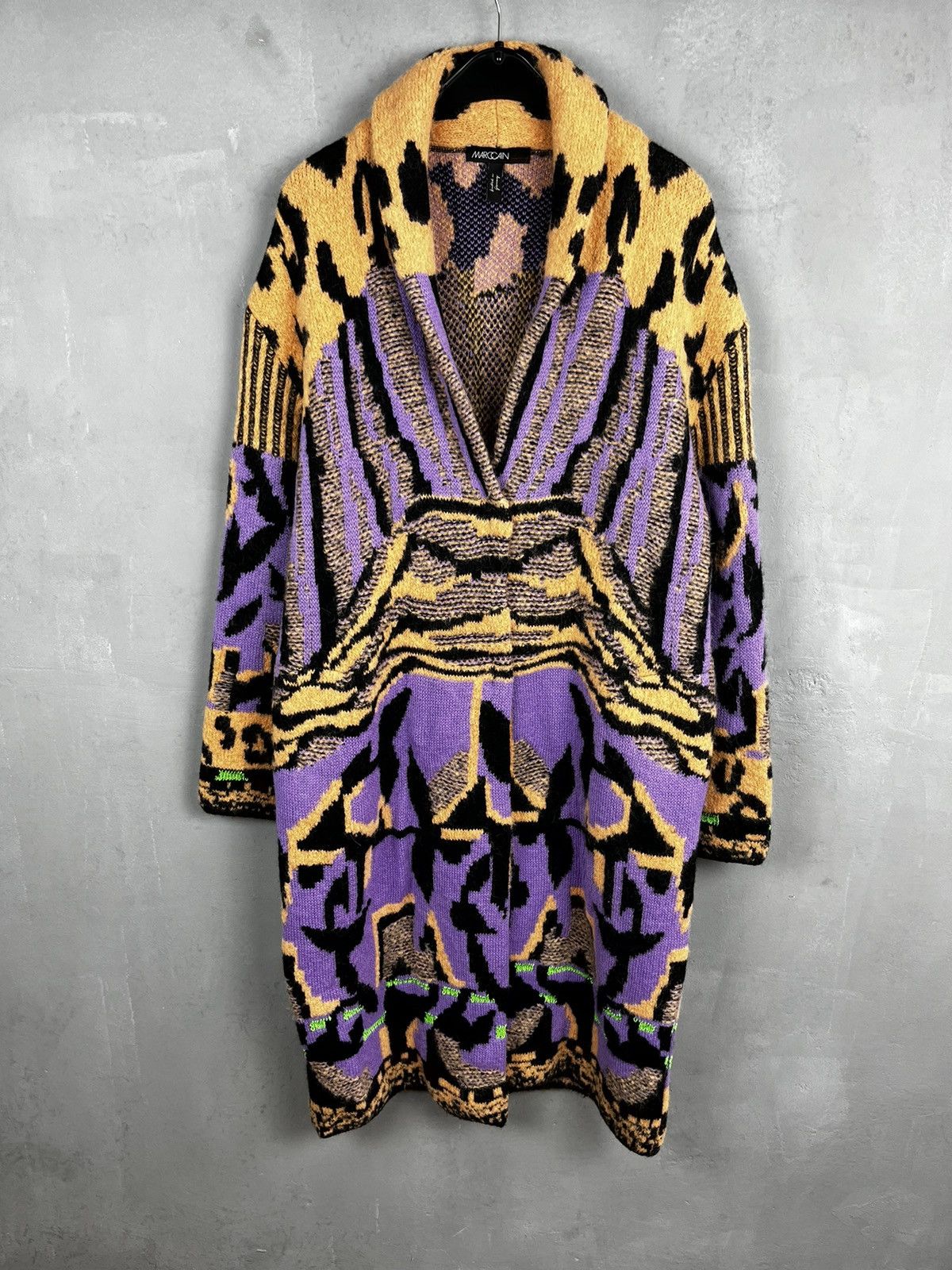 Designer × Other Marccain cardigan sweater Coogi style Size L / US 10 / IT 46 - 1 Thumbnail