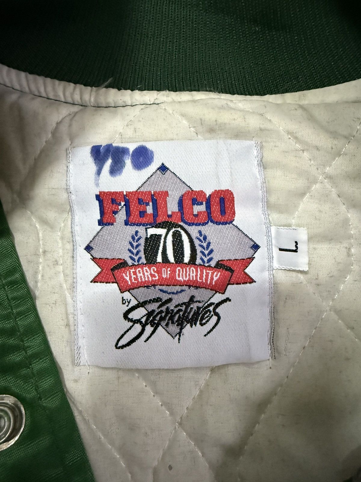 Vintage vintage 90s Oakland Athletics MLB varsity jack Size US L / EU 52-54 / 3 - 5 Thumbnail