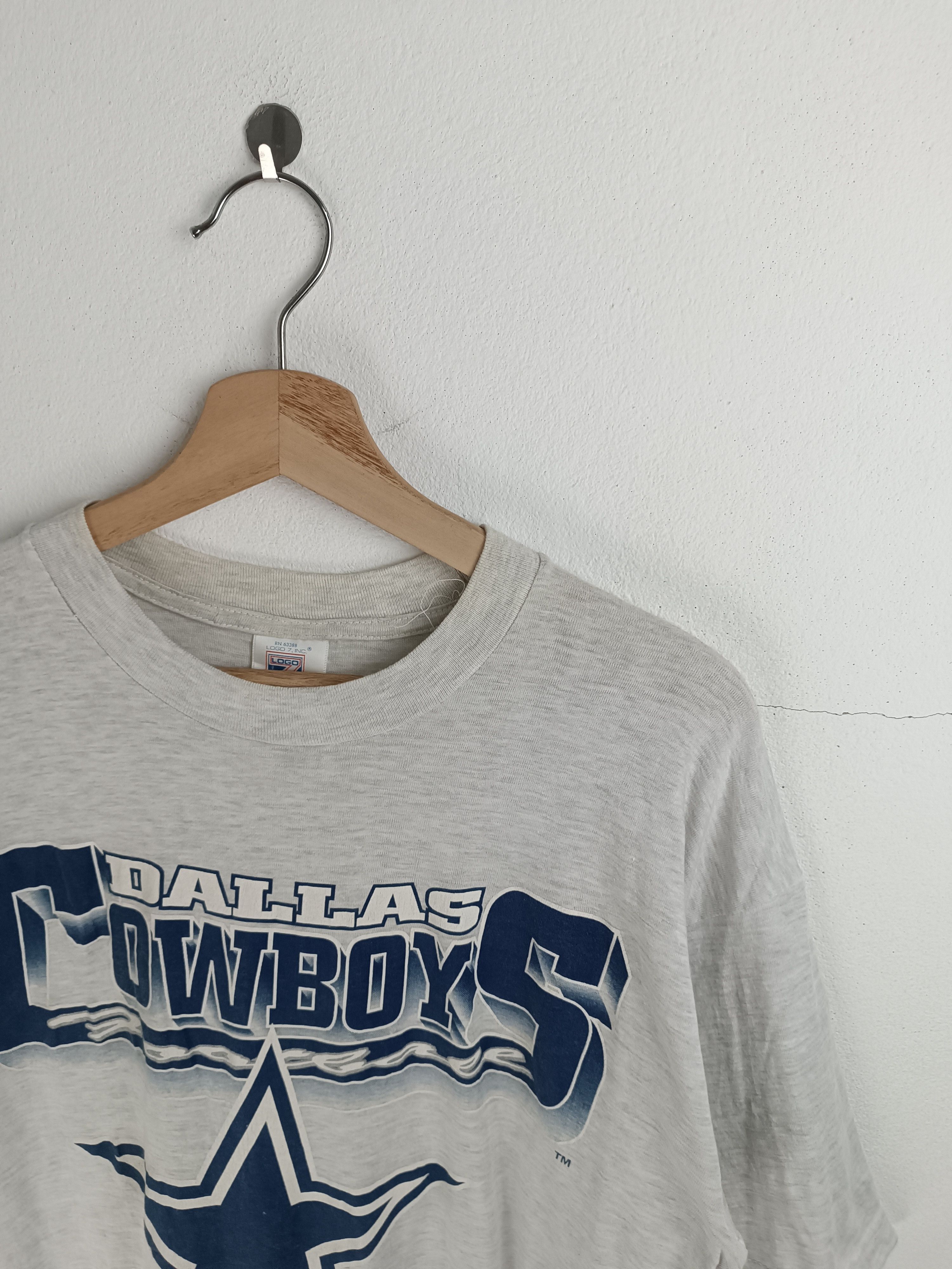 NFL VINTAGE 90'S DALLAS COWBOYS FOOTBALL TEE mavericks wings Size US L / EU 52-54 / 3 - 9 Thumbnail