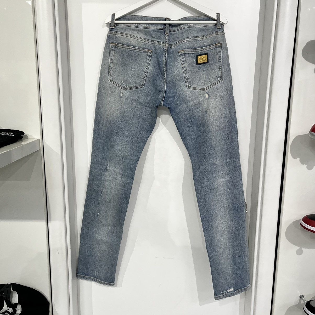 Dolce & Gabbana Skinny Denim Jeans Blue