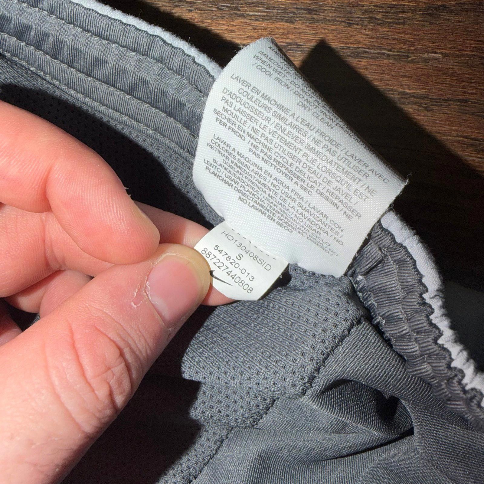 Nike Nike Dri-Fit Gray Contrast Running Shorts Mens SM Y2K 90s Size US 30 / EU 46 - 4 Thumbnail