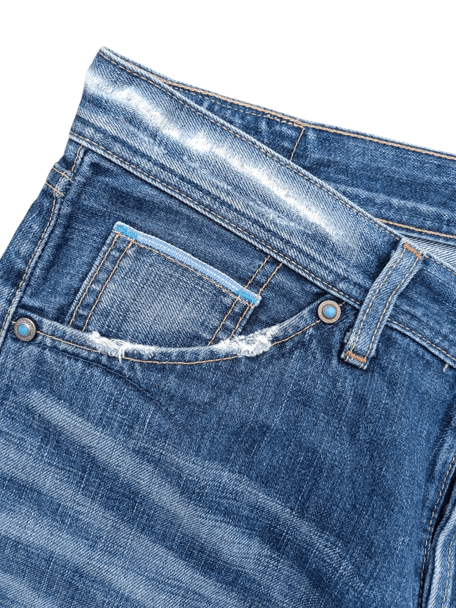 Levi's × Levi's Made & Crafted × Vintage Vintage 80s Flared Selvedge Denim Levis Jeans Size US 30 / EU 46 - 10 Thumbnail