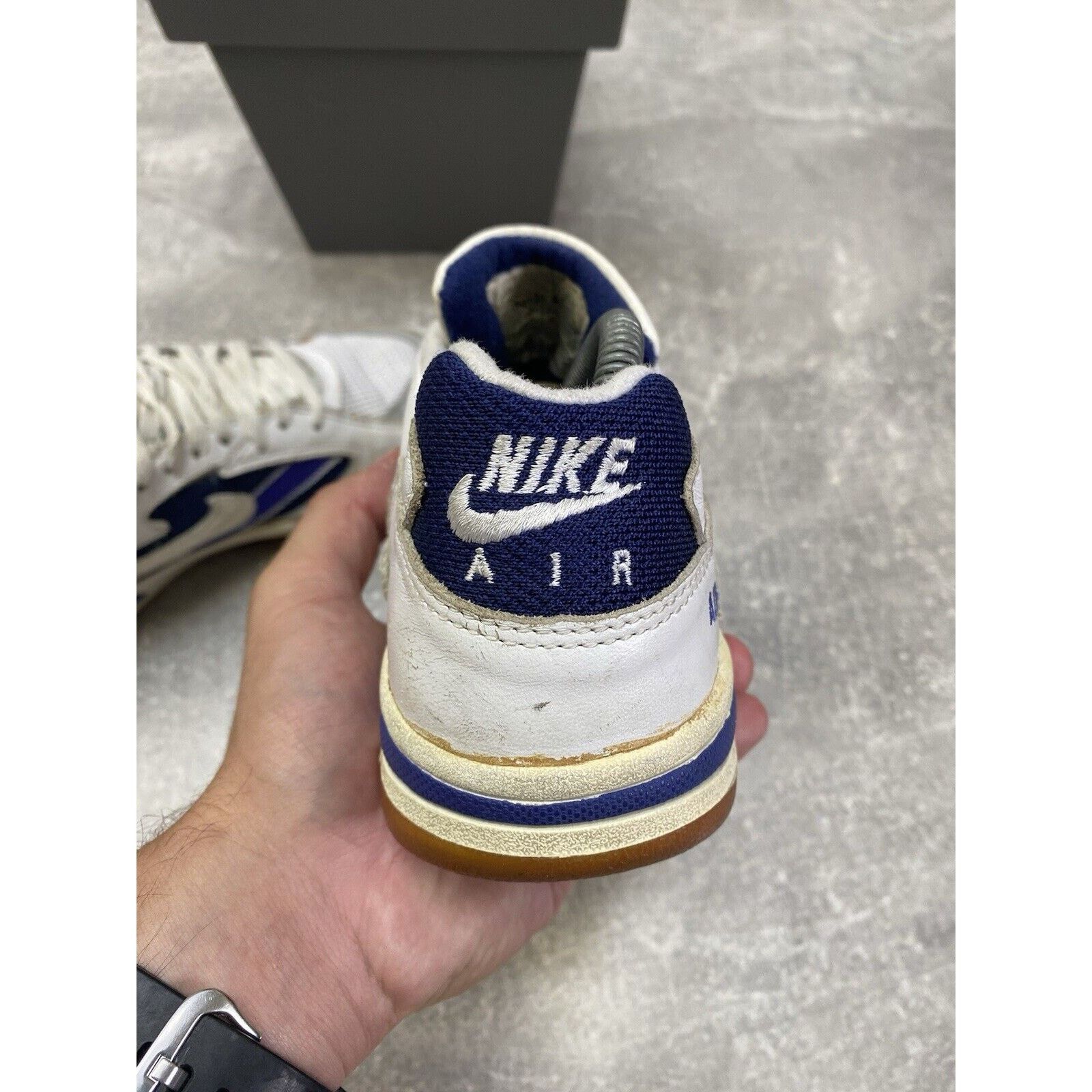 Nike × Vintage Vintage 90s Nike Air Tennis Sneakers White Size US 7.5; Size US 7.5 / EU 40-41 - 11 Thumbnail