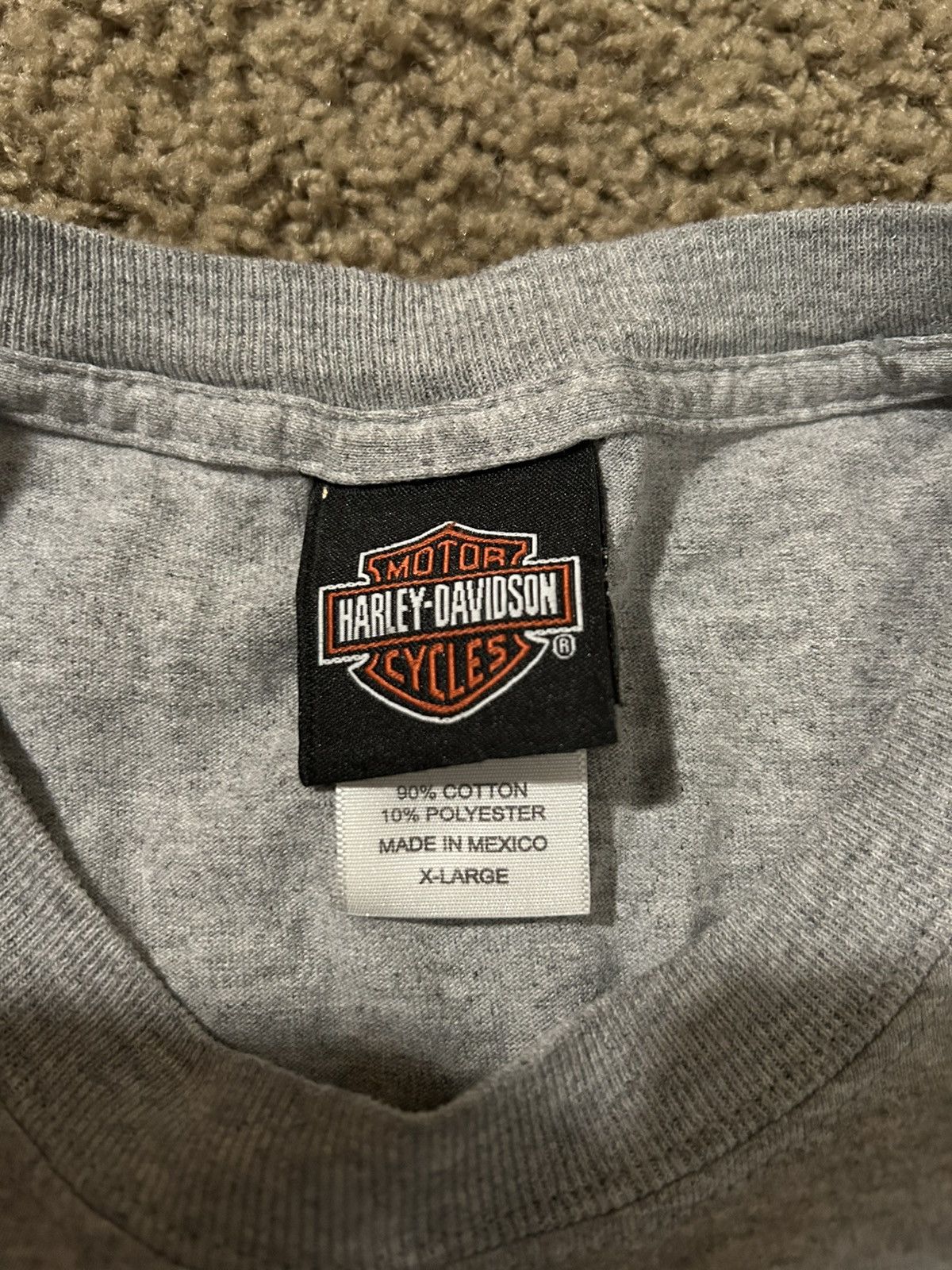 Vintage Vintage Harley Davidson Graphic Tee Size US XL / EU 56 / 4 - 4 Thumbnail