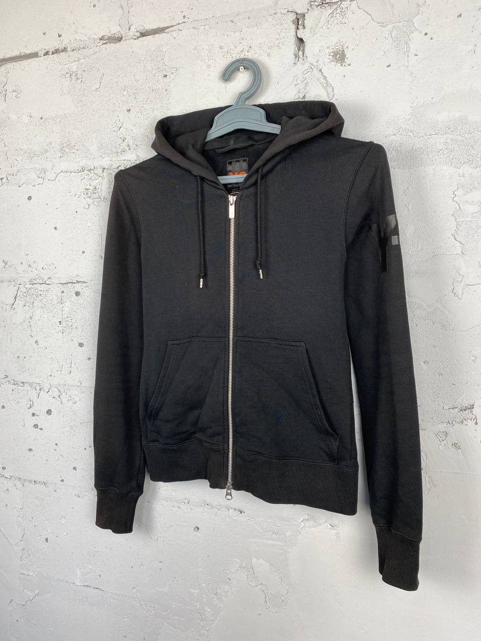 Y3 Yohji Yamamoto x Adidas Sleeve Logo Black Zip Hoodie