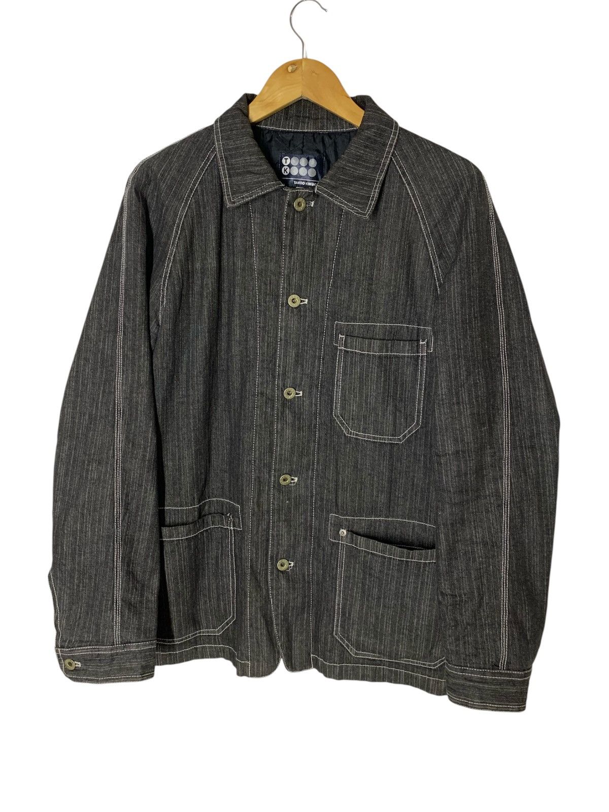 Takeo Kikuchi Japanese Denim Workwear Blue Blue Kojima Size US M / EU 48-50 / 2 - 1 Thumbnail
