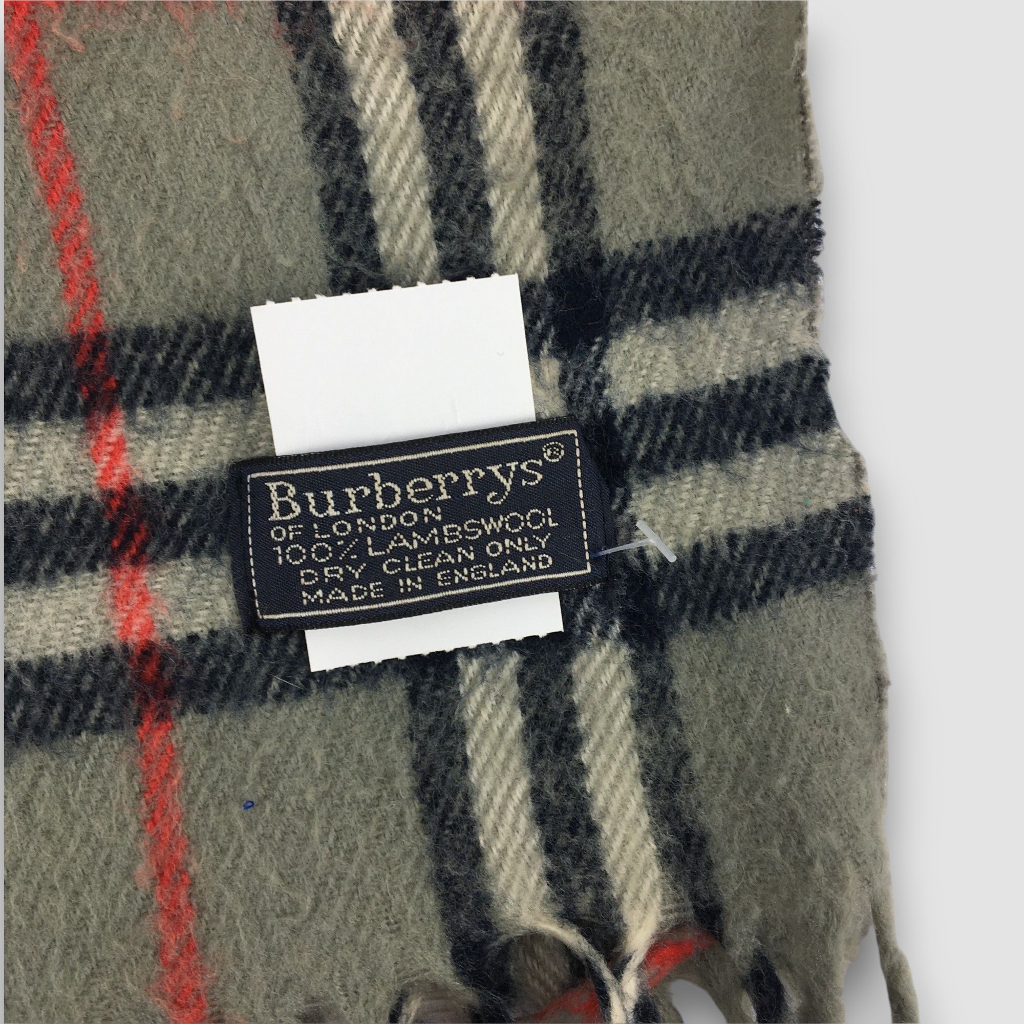 Burberry Vintage Burberry Scarf Muffler Wool Cashmere Scarves Size ONE SIZE - 4 Thumbnail