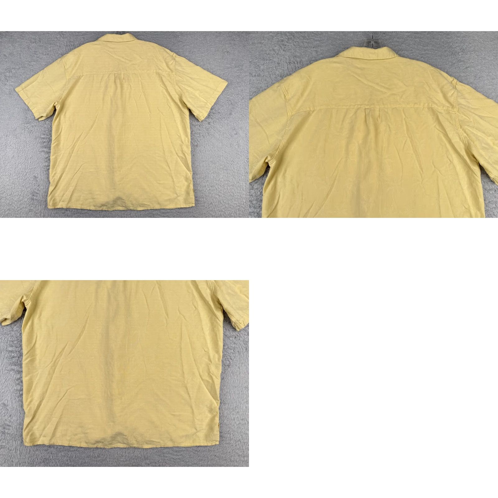 Jos. A. Bank Jos. A. Bank Shirt Men Large Yellow Embroidered Palm Tree 100% Silk Hawaiian Size US L / EU 52-54 / 3 - 9 Thumbnail