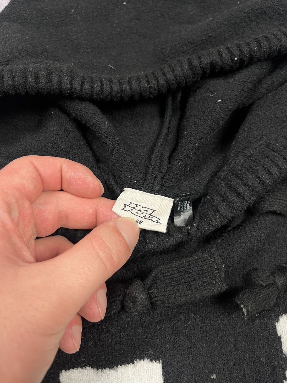 No Fear No Fear Black Hoodie Big Logo Spellout Y2K Size US M / EU 48-50 / 2 - 7 Thumbnail