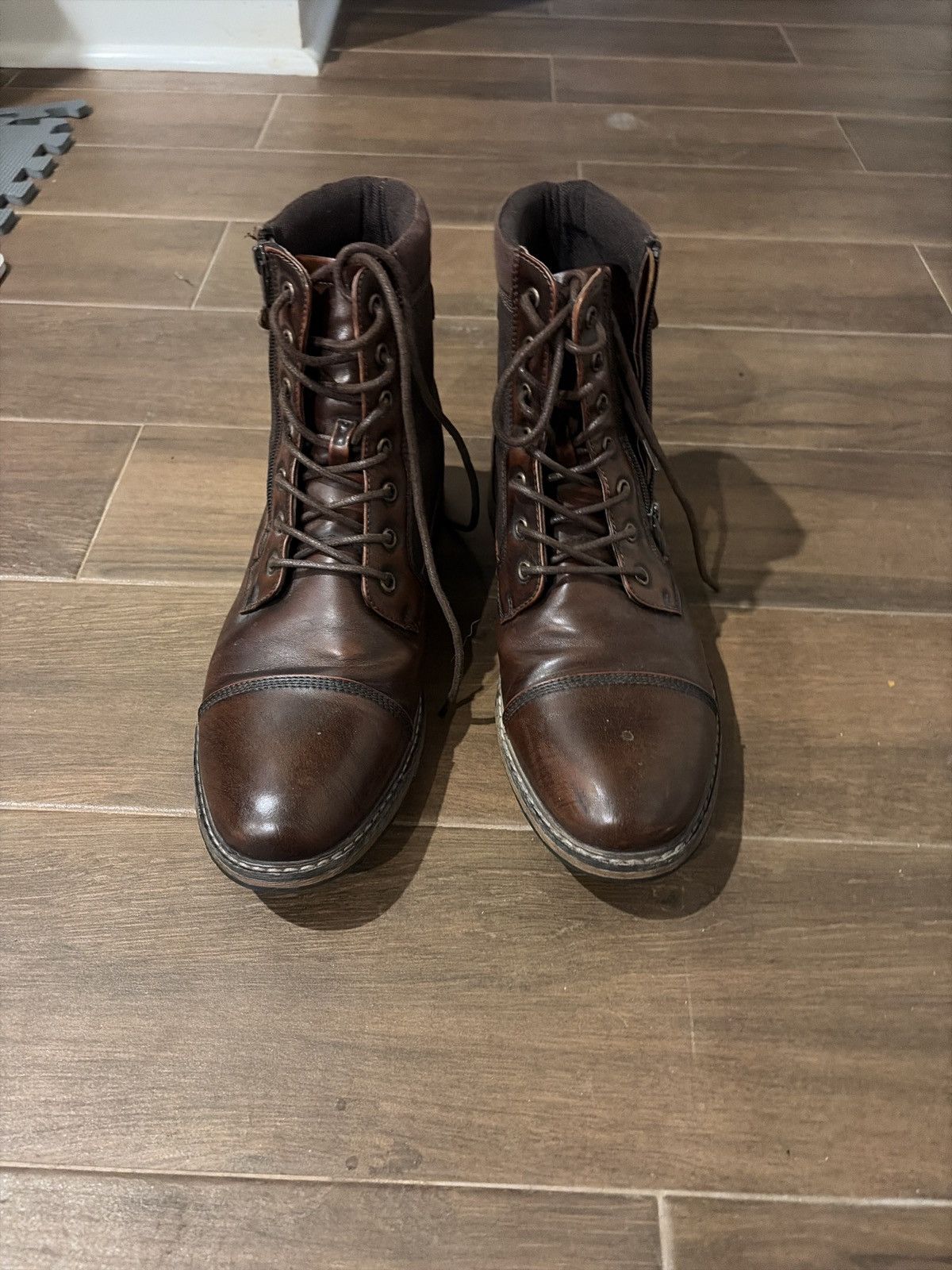 Vintage Vintage Brown Americana Combat Boots Size US 11 / EU 44 - 2 Thumbnail