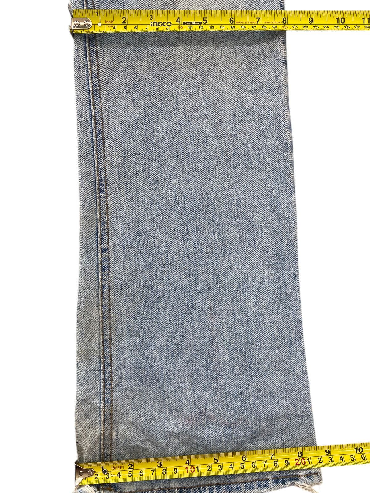 Melrose Melrose Light Wash Drawing Style Boot Cut Leg Jeans Size US 32 / EU 48 - 9 Thumbnail