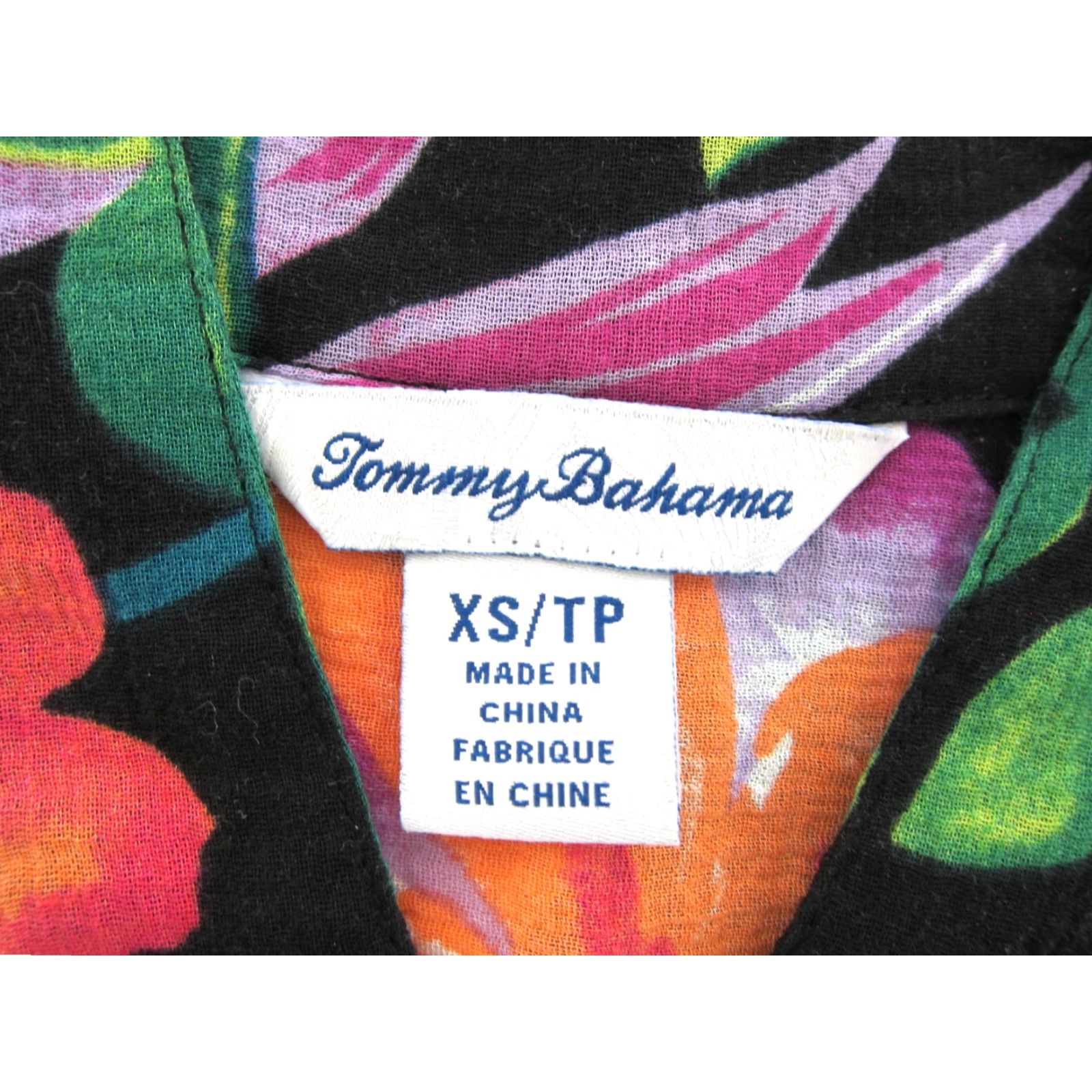 Tommy Bahama Tommy Bahama Blouse Cotton Gauze Floral Long Sleeve XS Pink Green Bohemian Tropical Linen 100% Lightweight Womens Size XS / US 0-2 / IT 36-38 - 3 Thumbnail