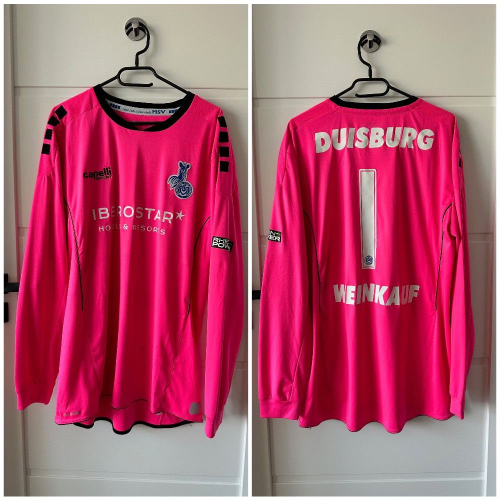 Vintage 2020 MSV Duisburg 1 Weinkauf goalkeeper blokecore soccer Size US XL / EU 56 / 4 - 1 Thumbnail