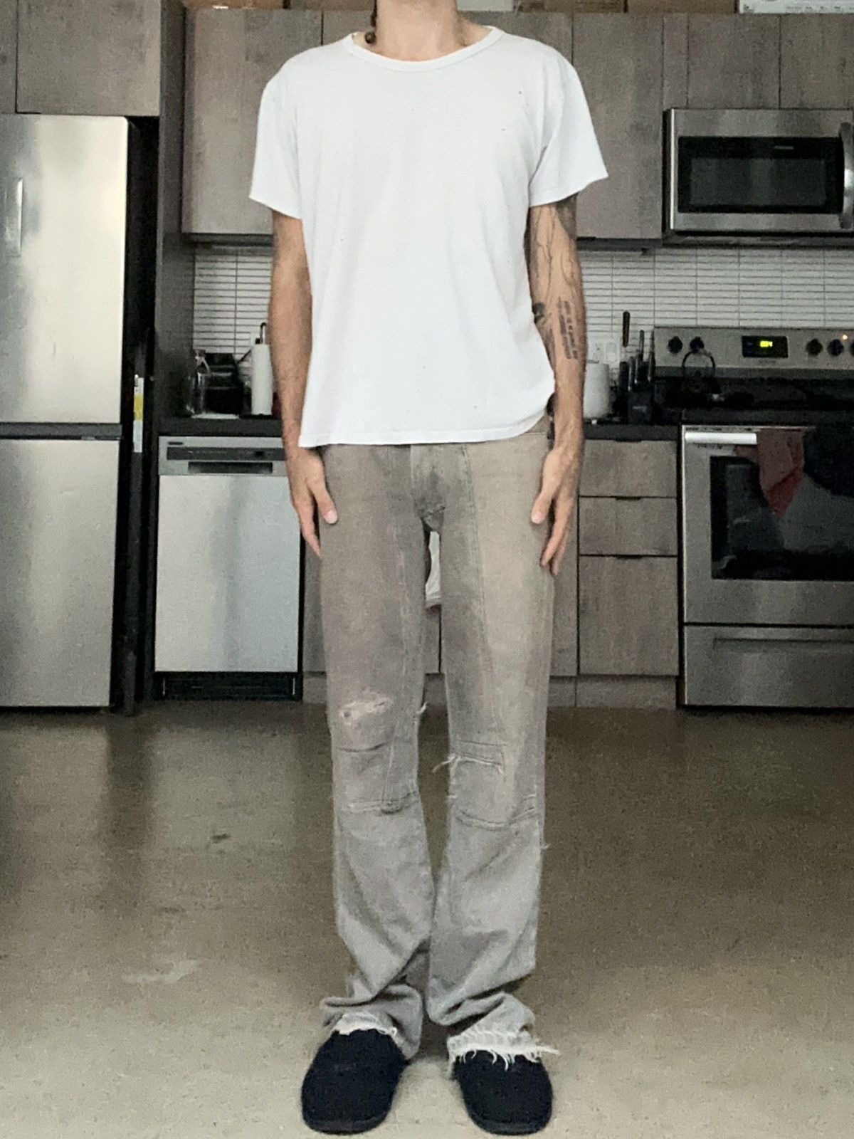 Other Ant/Anti Scrap Denim Sample Grey / brown Size US 29 - 9 Thumbnail