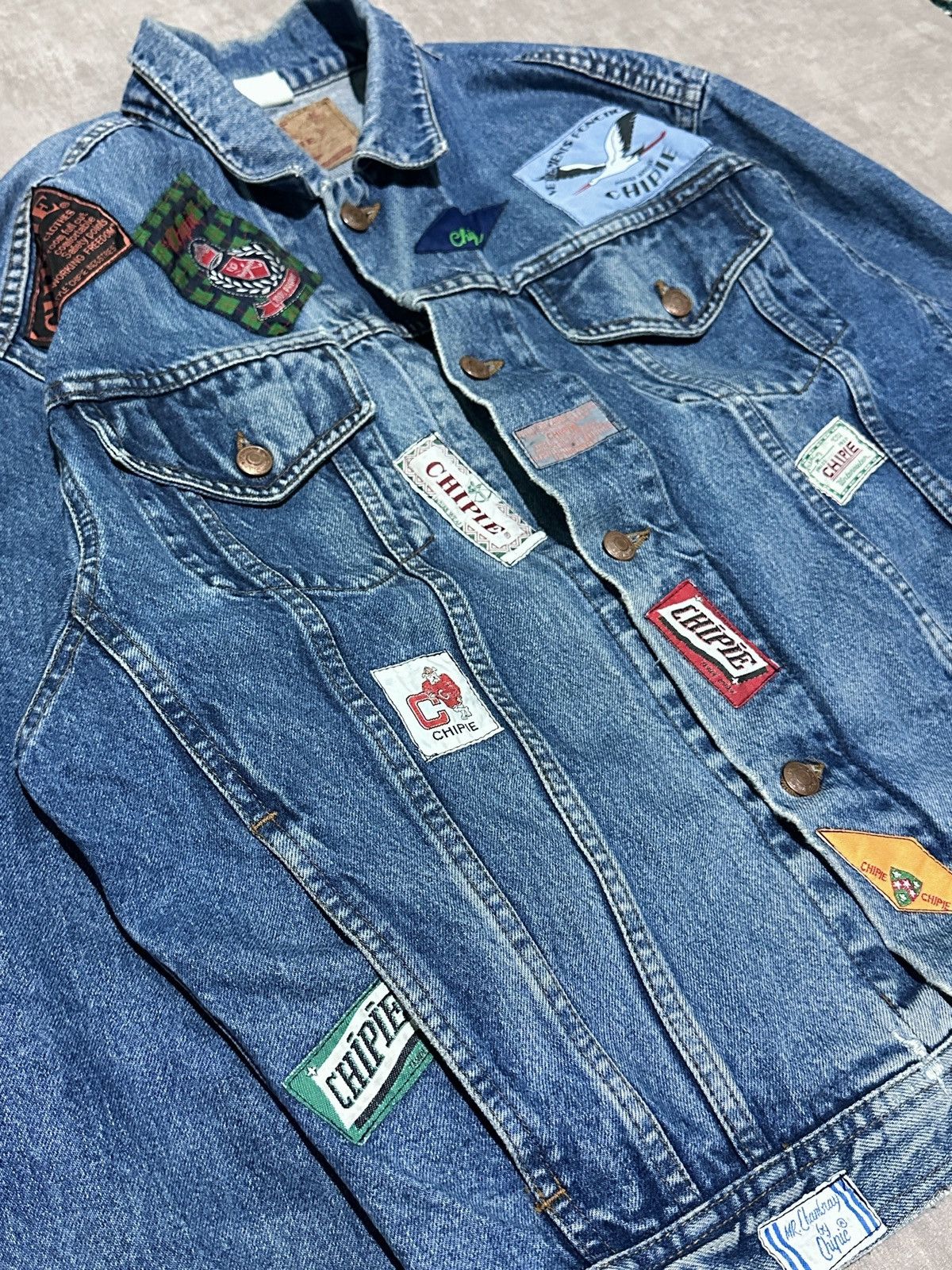 Japanese Brand × Vintage Vintage Supreme patches denim trucker style work jacket y2k Size US L / EU 52-54 / 3 - 2 Thumbnail