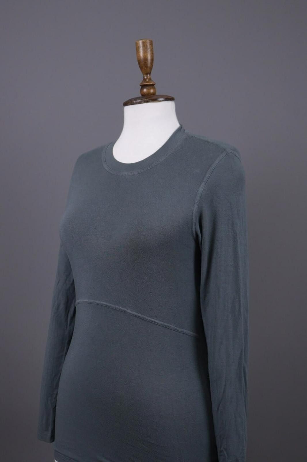Designer Transit Par Such 361 Gray Summer Top Blouse Size 3 Size M / US 6-8 / IT 42-44 - 7 Thumbnail